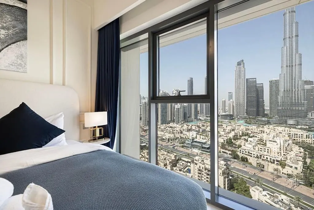Lux Apartment I Full Burj View - 1 Min Dubai Mall 0*,
