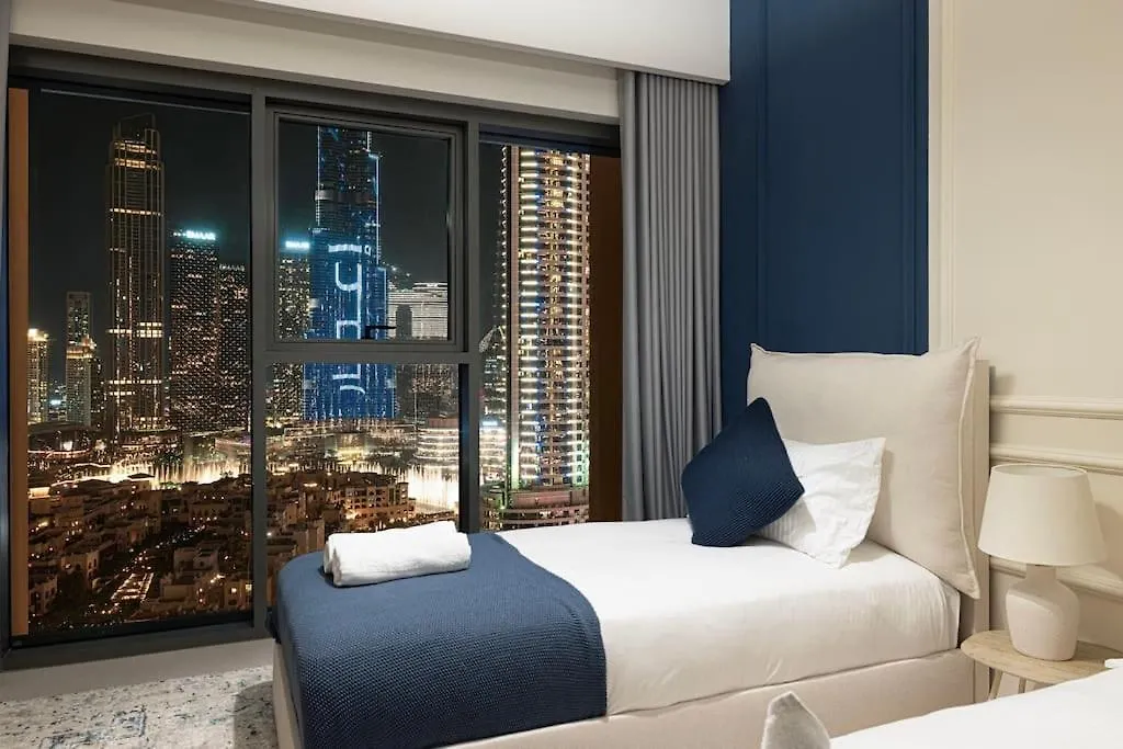 Lux Apartment I Full Burj View - 1 Min Dubai Mall