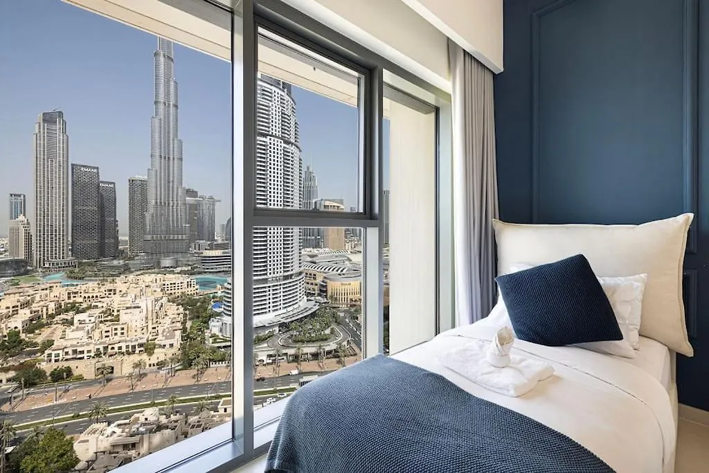Lux Apartment I Full Burj View - 1 Min Dubai Mall